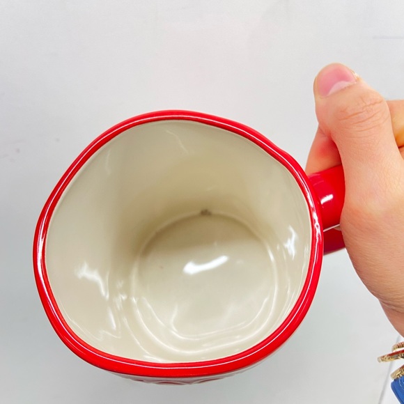Rae Dunn “Cookie Baking Crew” Red Mug Cup - Picture 3 of 3